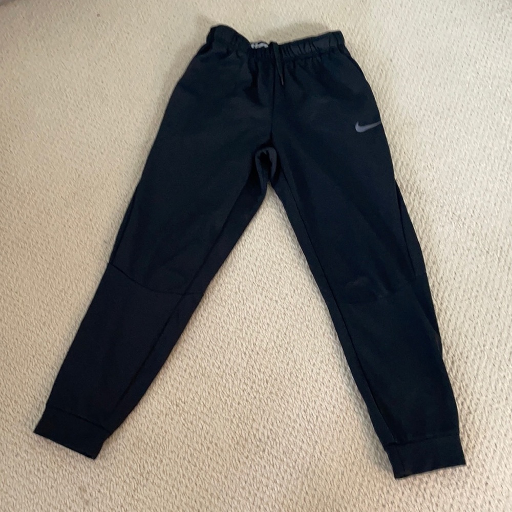 Nike Jogger Pants Mens Black Therma Tapered Training